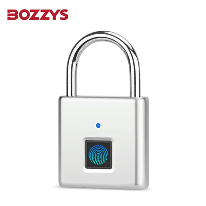 Smart Fingerprint Padlock 0.5s Unlock IP55 Waterproof Type-C Rechargeable for Luggage, Gym, Office, Zinc Alloy Anti-Theft Lock