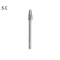High-speed Steel Rotary Burr Carving Burr Bits Double Diamond Cut Dremel Tools for Wood Stone Carving Steel Metal Working