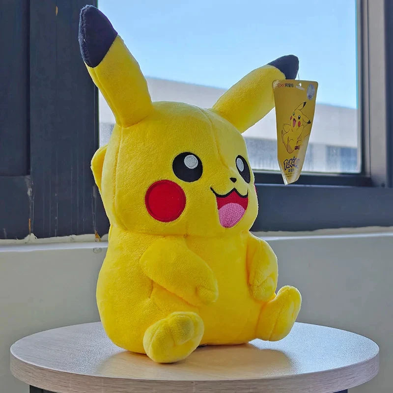 Pokemon Kawaii Pikachu lindos juguetes de peluche de alta calidad Anime tiro almohada cumpleaños regalo de Navidad para niños amigos niños niñas