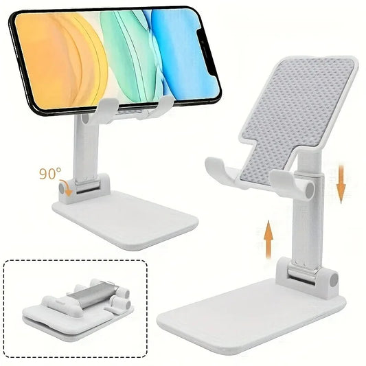 1Pc Desktop Lazy Mobile Phone Holder, Freely Retractable and Adjustable, Portable Folding Storage Saves Space, Smoothly Locking Lift Rod That Does Not Slip, Universal for Tablets and Mobile Phones