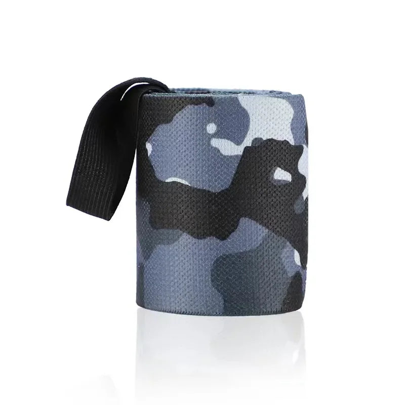 Soporte para muñeca, correa de gimnasio, pulsera ajustable de camuflaje, muñequeras elásticas, vendas para gimnasio, levantamiento de pesas, protege la envoltura de mano, 1 ud.