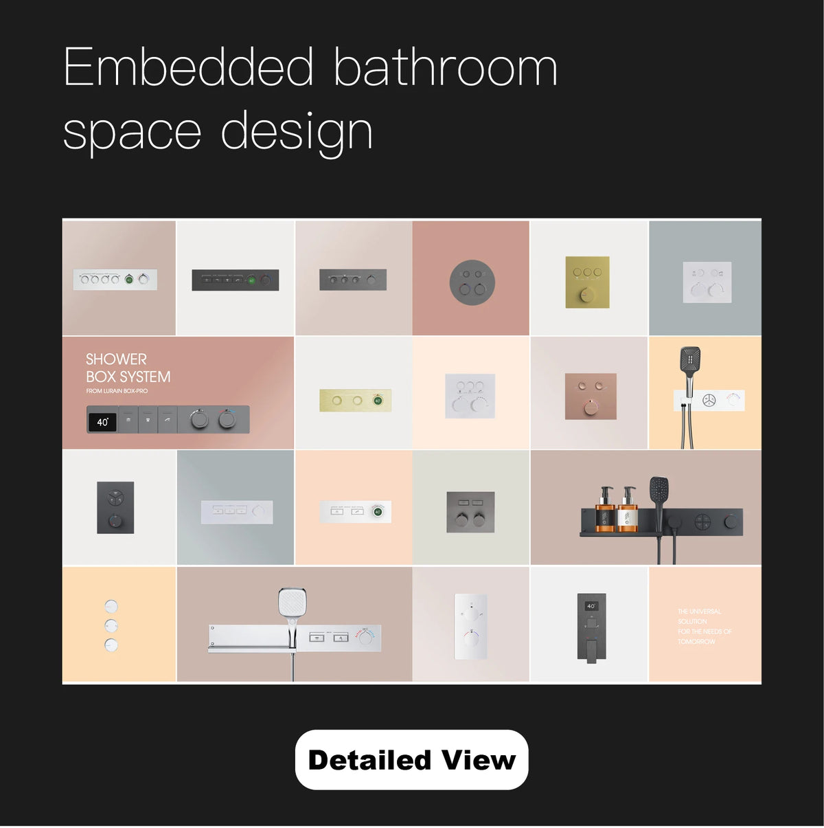 White Intelligent Brass Bathroom Faucet, Induction Design with LED Temperature Display, Single-Hole Single-Handle Hot and Cold Basin Tap
