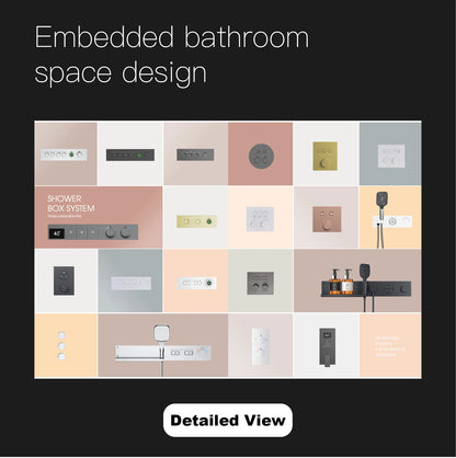 White Intelligent Brass Bathroom Faucet, Induction Design with LED Temperature Display, Single-Hole Single-Handle Hot and Cold Basin Tap