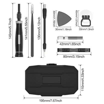 152/25-in-1 Multi-function Precision Screwdriver Tool Set for Disassembly and Repair of Glasses, Watches, Computers, and Mobile Phones