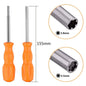 1/2pc 3.8/4.5mm Security Screwdriver Repair Tool Gamebit for NES, SNES, N64, GameBoy, SEGA, and GameBoy Color Cartridges Screwdriver