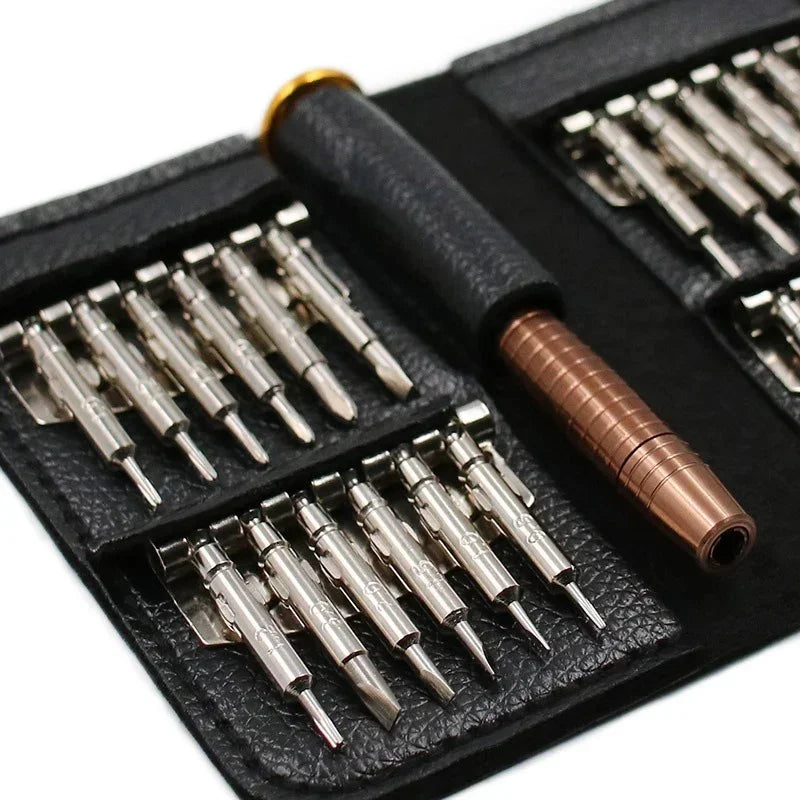 152/25-in-1 Multi-function Precision Screwdriver Tool Set for Disassembly and Repair of Glasses, Watches, Computers, and Mobile Phones