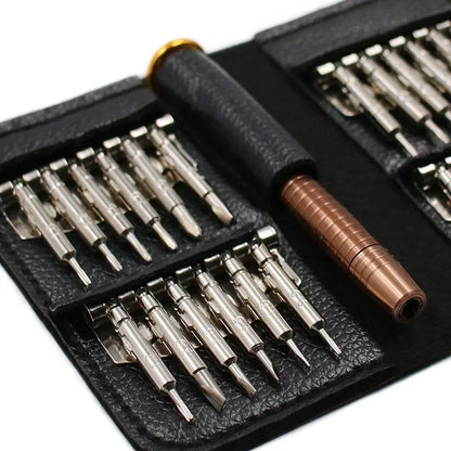 152/25-in-1 Multi-function Precision Screwdriver Tool Set for Disassembly and Repair of Glasses, Watches, Computers, and Mobile Phones