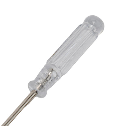 10pc 3.74in Small Screwdriver Set 3mm Tip Slotted and Phillips Screwdrivers Transparent Handle Precision Screwdriver Repair Tool