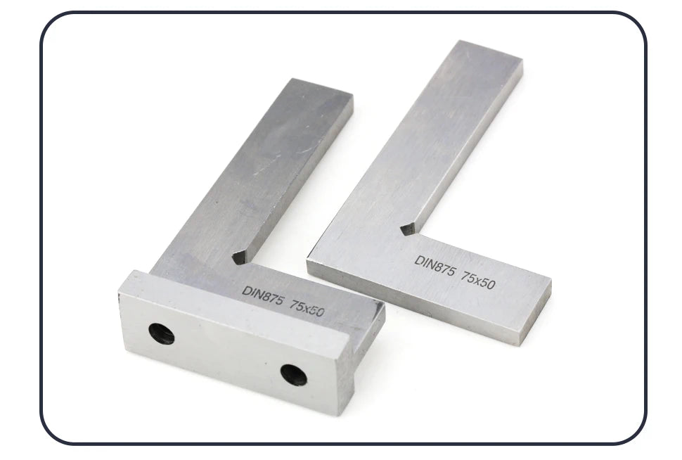 90 Degree Flat Edge Square Ruler Carpentry Square Metal Angle Measuring Tool Multi Carpentry Square Woodworking Tools Try Square