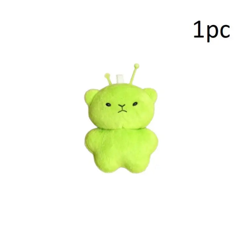 LLavero de peluche de gato alienígena, accesorios creativos, mochilas bonitas y feas, colgante, regalo de fiesta