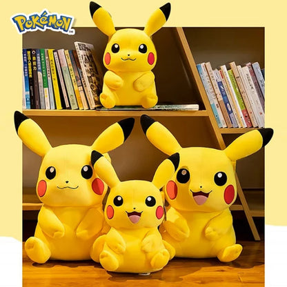 Pokemon Kawaii Pikachu lindos juguetes de peluche de alta calidad Anime tiro almohada cumpleaños regalo de Navidad para niños amigos niños niñas