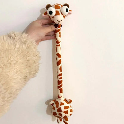 Llavero de Peluche de Pollo de Cuello Largo con Diseño Divertido, Color Blanco, Estilo Lindo, Colgante de Jirafa para Bolso, 40CM, Regalo Creativo