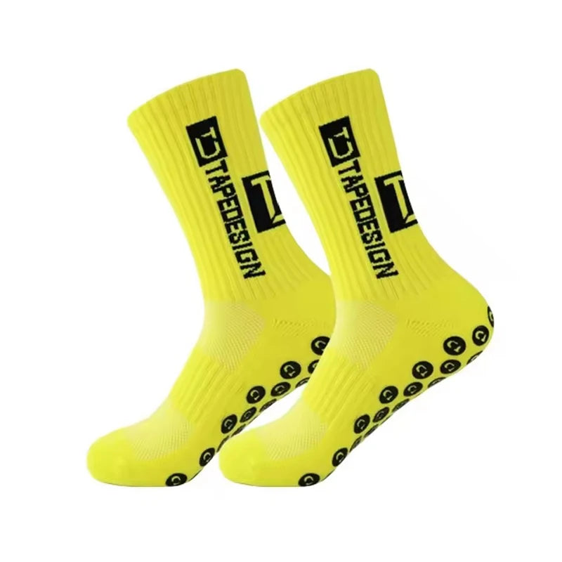 High Quality Wear-Resistant Football Socks Soft Breathable Thick Sports Socks Adhesive Anti Slip Sweat Absorbing Football Socks