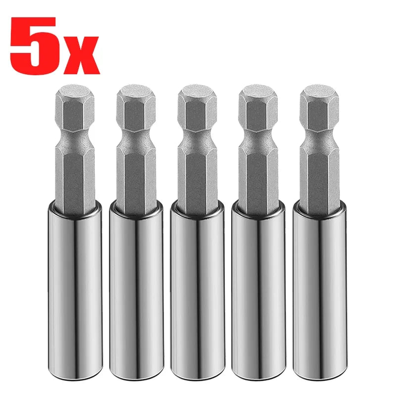Extensión de destornillador magnético, mango Hexagonal, biela extendida, destornilladores de acero al carbono, soporte de brocas, herramientas eléctricas, 10/1 Uds.