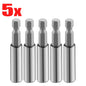Extensión de destornillador magnético, mango Hexagonal, biela extendida, destornilladores de acero al carbono, soporte de brocas, herramientas eléctricas, 10/1 Uds.