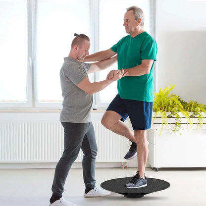 Wobble Balance Board Yoga Swing Balance Board Non-slip Balance Exerciser Stability Trainer Board for Core Training Body Exercise
