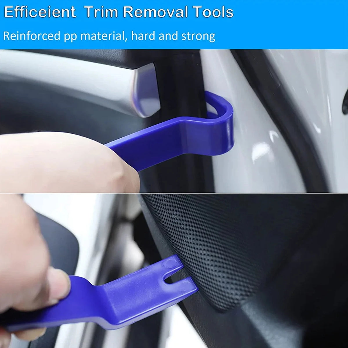Car Interior Removal Kit - Easy To Pry Fasteners -Non-Scratch Remove Door Clips And Audio Instrument Panel