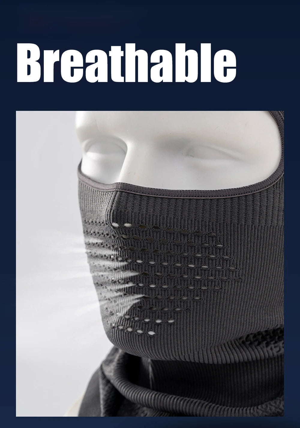 Winter Warm Balaclava Hat Unisex Elastic Breathable Cycling Full Face Mask Men Women Outdoor Sports Running Hiking Skiing Mask