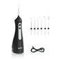SEJOY Water Flosser Dental Oral Irrigator Teeth Whitening Strips Portable 230ML Tank 5 Modes 8 Jet Tips for Home Use