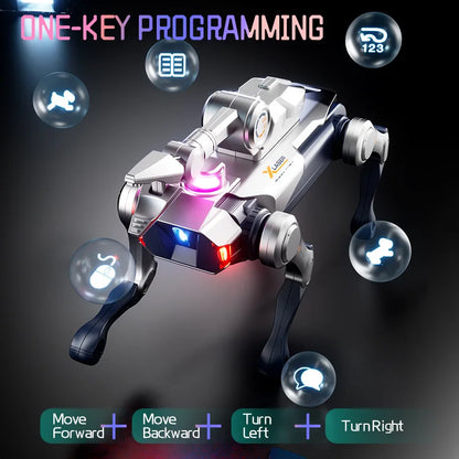 Jjrc Nuevo Perro Robot Interactivo Inteligente con Control Remoto, Canta, Baila y Programable, Mascota Electrónica, Juguete Transfronterizo