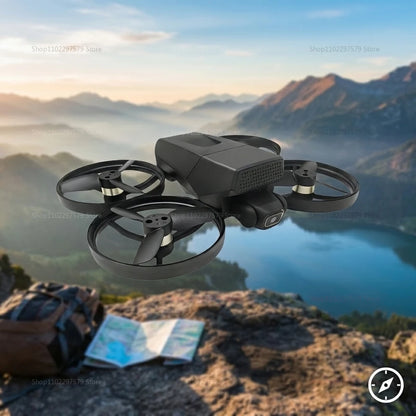 Dron M8 GPS FPV con Cámara 8K, Quadcopter Plegable con Motor sin Escobillas, Evitación de Obstáculos de 360 Grados, WiFi FPV, Retorno Automático RC para Adultos