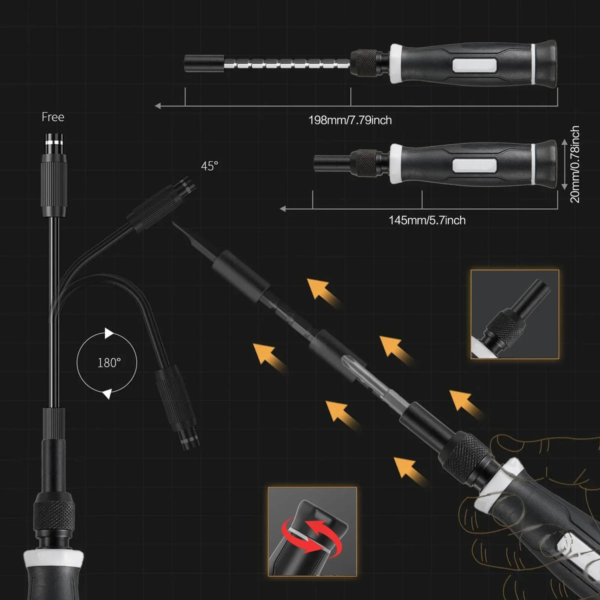 152/25-in-1 Multi-function Precision Screwdriver Tool Set for Disassembly and Repair of Glasses, Watches, Computers, and Mobile Phones