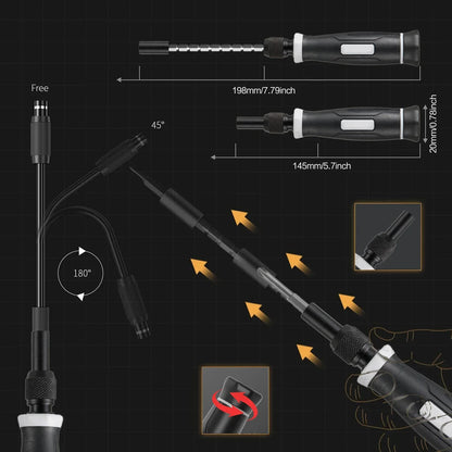 152/25-in-1 Multi-function Precision Screwdriver Tool Set for Disassembly and Repair of Glasses, Watches, Computers, and Mobile Phones