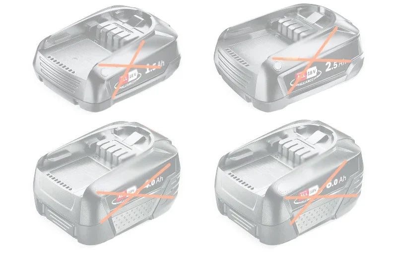 Piezas de herramientas eléctricas para Makita, DeWalt, Bosch, Milwaukee, Ryobi, linterna con batería de litio, luz de trabajo, lámpara de Camping