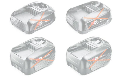 Piezas de herramientas eléctricas para Makita, DeWalt, Bosch, Milwaukee, Ryobi, linterna con batería de litio, luz de trabajo, lámpara de Camping