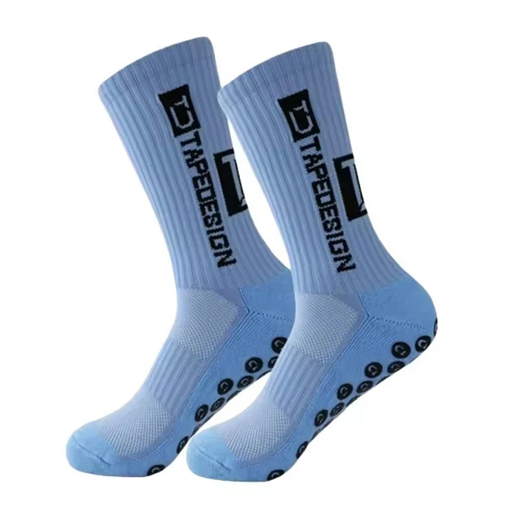 High Quality Wear-Resistant Football Socks Soft Breathable Thick Sports Socks Adhesive Anti Slip Sweat Absorbing Football Socks