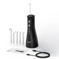 SEJOY Water Flosser Dental Oral Irrigator Teeth Whitening Strips Portable 230ML Tank 5 Modes 8 Jet Tips for Home Use