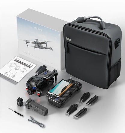 Nuevo Dron AE60 con GPS, Cámara HD Profesional 8K, Gimbal de 3 Ejes sin Escobillas, Evitación de Obstáculos, Pantalla Táctil, Lanzamiento Aéreo, FPV, Drones de Seguridad