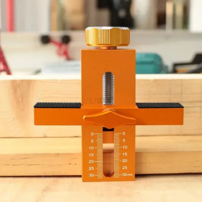 2 in 1 Cabinet Door Installation Positioner, 6/8/10mm Rebounder Punching Mounting Jig for Wardrobe Cabinet Door Panel Installation