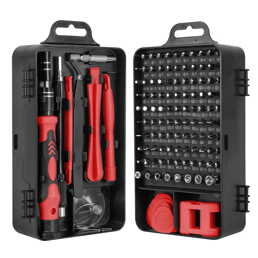 115-in-1 Magnetic Screwdriver Bit Kit, Torx Phillips Screwdriver Set with Removal Wrench, Repair Hand Tools for Phone & PC