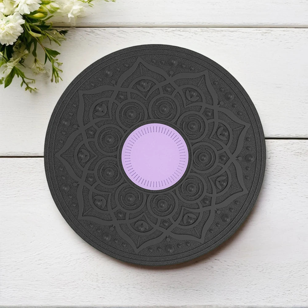 Wobble Balance Board Yoga Swing Balance Board Non-slip Balance Exerciser Stability Trainer Board for Core Training Body Exercise