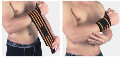 1pc Wrist Support Gym Strap Camouflage Adjustable Wristband Elastic Wrist Wraps Bandages for Gym Weightlifting Protect Hand Wrap
