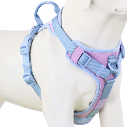 New Chocolate Color Luxury No-Pull Dog Harness for Large and Small Dogs, Adjustable Chest Strap, Personalized Dog Harness