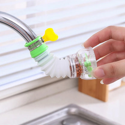 Universal 360° Rotating Faucet Aerator Swivel Water Saving Nozzle Kitchen Sink Faucet Attachment Accessories