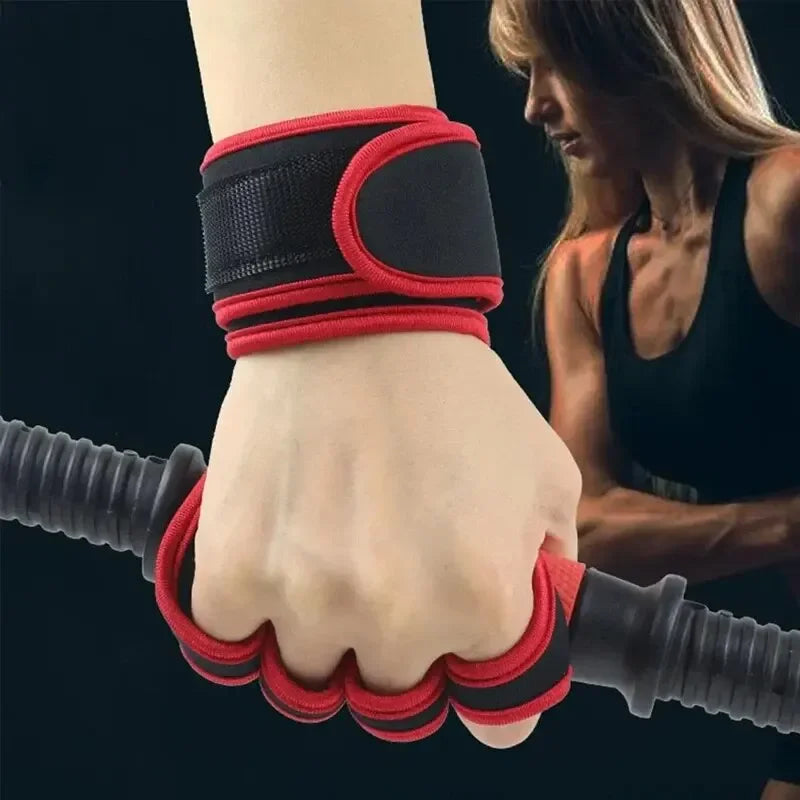 Guantes deportivos de entrenamiento para hombres y mujeres, guantes de entrenamiento, Fitness, culturismo, levantamiento de pesas, gimnasio, mano, muñeca, Protector de Palma
