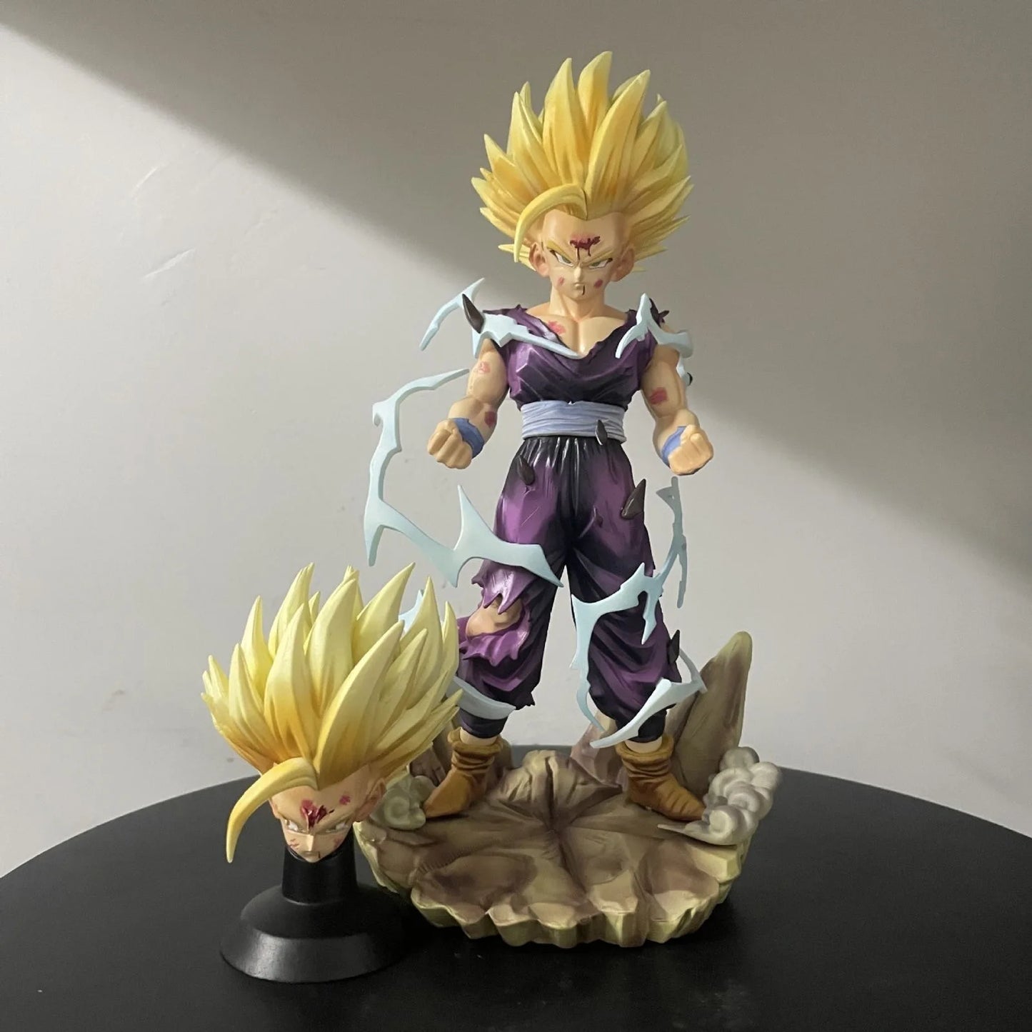 Figura de acción de Bz Dragon Ball Super Saiyan 2 Gohan, estatua coleccionable de Anime, adorno de escritorio, modelo de Pvc para coleccionistas de Anime
