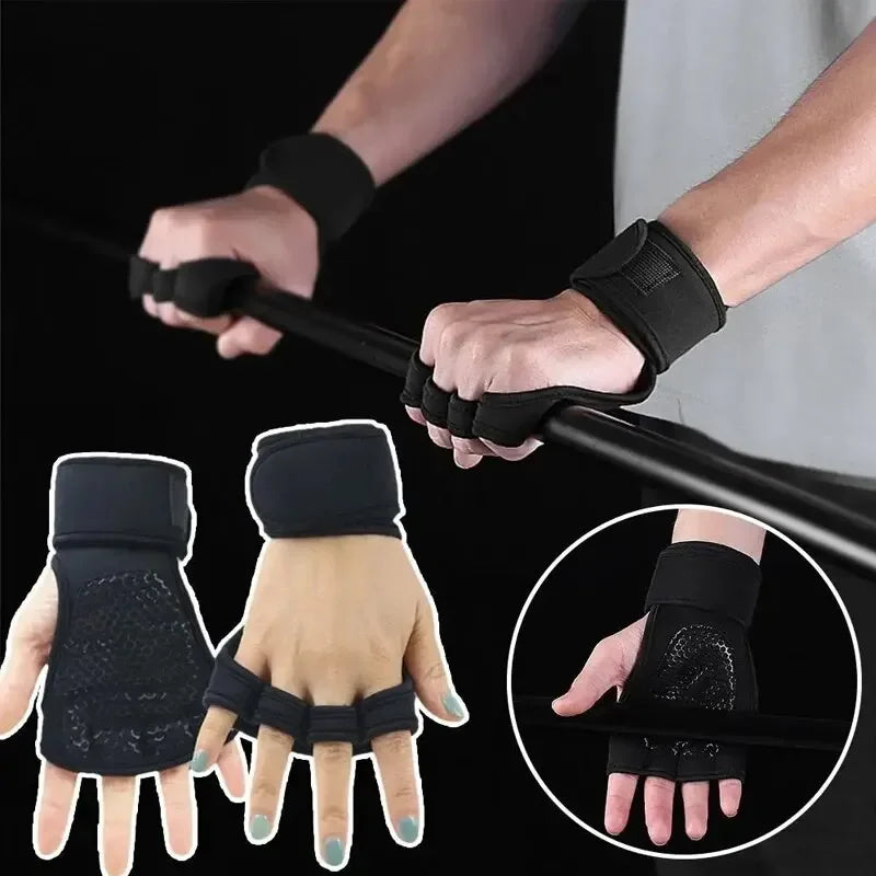 Guantes deportivos de entrenamiento para hombres y mujeres, guantes de entrenamiento, Fitness, culturismo, levantamiento de pesas, gimnasio, mano, muñeca, Protector de Palma