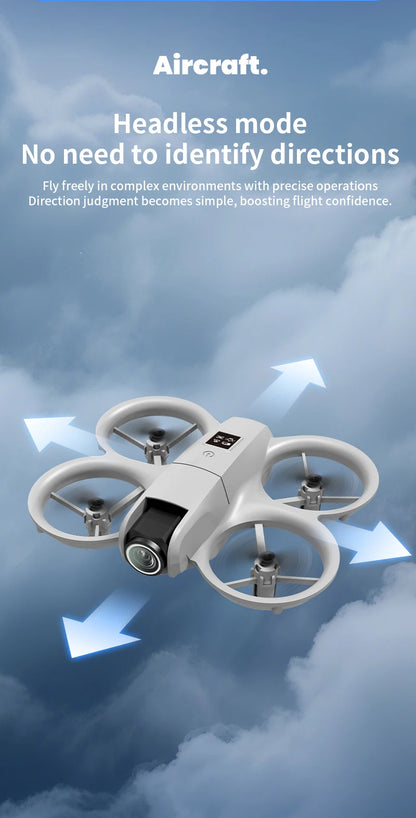 Mini Dron H135 4K Profesional con Cámara Dual, Modo Sin Cabeza, Evitación de Obstáculos, WiFi FPV, Dron 360 °   Helicóptero de Juguete RC Quadcopter