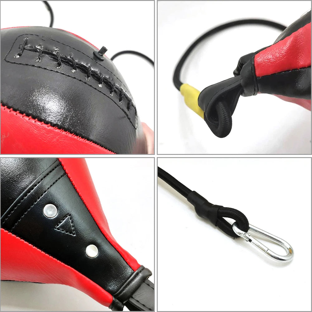 Boxing Punching Ball Training Reaction Speed Balls PU Leather Training Hanging Swivel Speedball Home Gym Fitness Sport Equipment