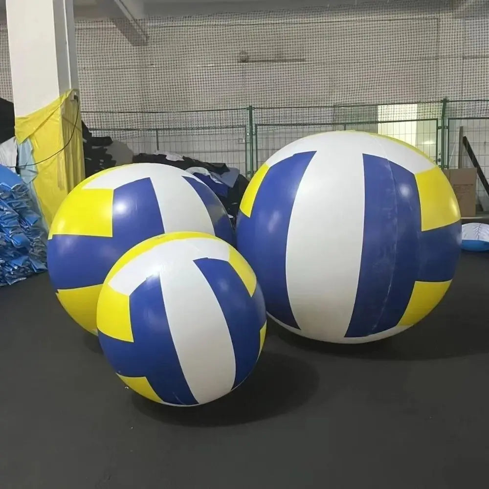 Globo inflable de voleibol de Pvc de 0,6-1,5 m, pelota interactiva de juguete para padres e hijos, pelota para guardería, accesorios interactivos