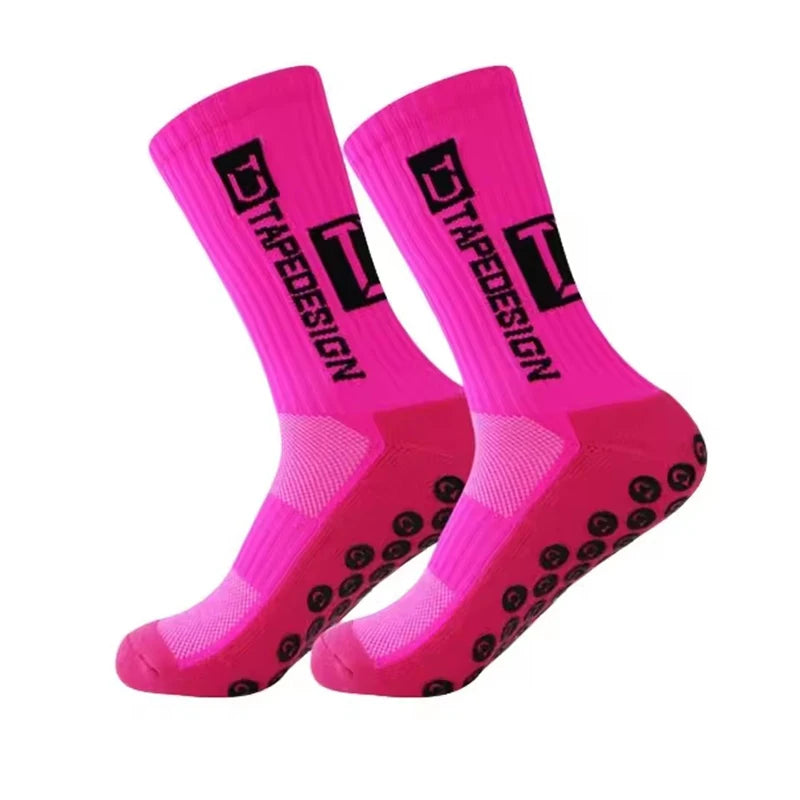 High Quality Wear-Resistant Football Socks Soft Breathable Thick Sports Socks Adhesive Anti Slip Sweat Absorbing Football Socks