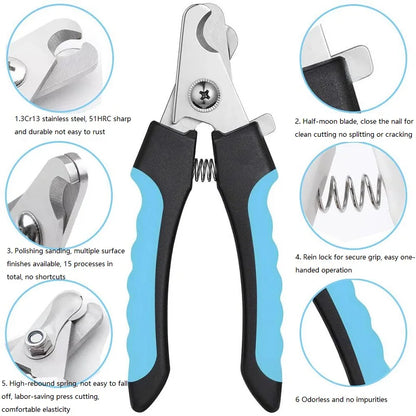 Pet Nail Clipper Claw Scissors for Dogs Cat Claw Scissors Dog Cutting Nails Coupe Griffe Chat Large Dog Nail Clippers GZJJ01