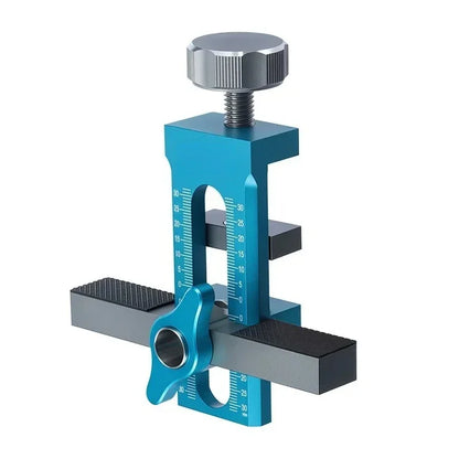 2 in 1 Cabinet Door Installation Positioner, 6/8/10mm Rebounder Punching Mounting Jig for Wardrobe Cabinet Door Panel Installation