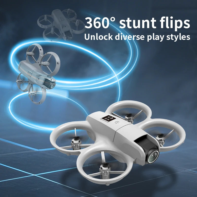 Mini Dron H135 4K Profesional con Cámara Dual, Modo Sin Cabeza, Evitación de Obstáculos, WiFi FPV, Dron 360 °   Helicóptero de Juguete RC Quadcopter