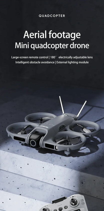 Dron Lenovo Z906 con Cámara Aérea 8K HD, Inteligente, con Sistema Anticolisión, Control Remoto con Pantalla Grande, Plegable, Motor sin Escobillas, GPS