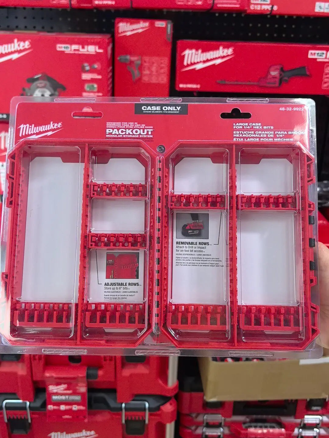 Milwaukee Heavy-Duty Impact Drill Bit Kit 1/4" Hex Magnetic Screwdriver Bits Organized in Portable Storage Case